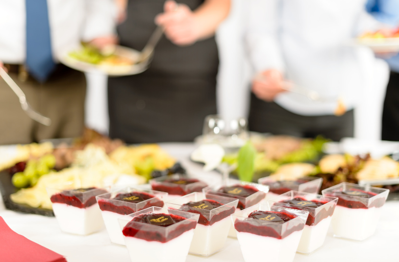 catering and menu selection