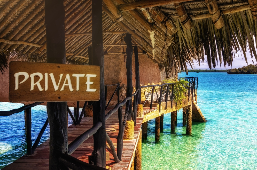 secluded and private romantic getaways