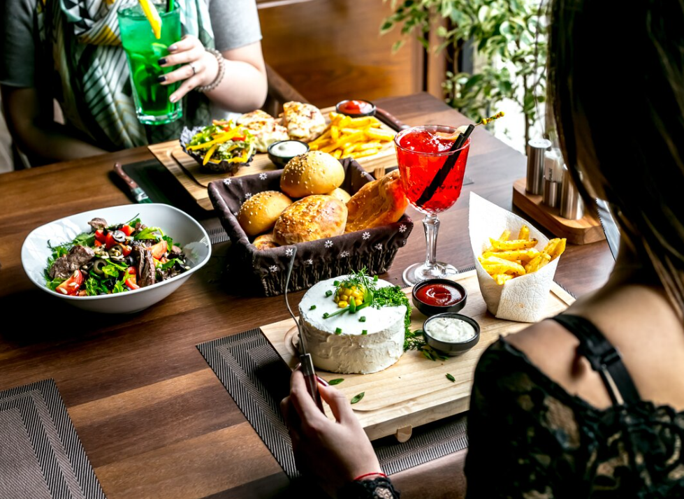 decadent dining and shopping options