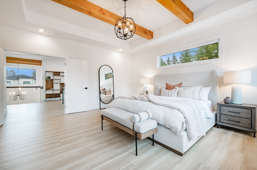 clean modern rooms