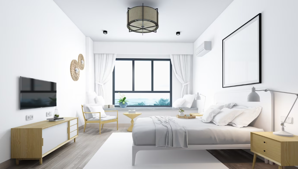 modern and clean rooms