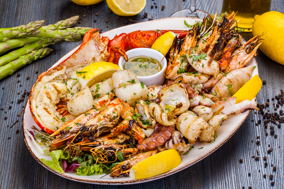 fresh seafood at the boathouse rose bay