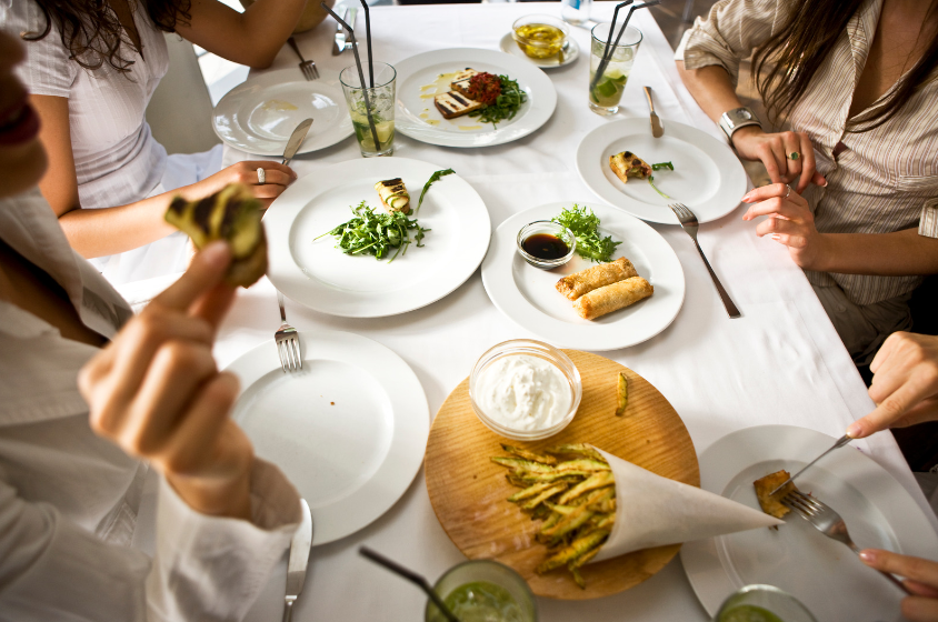 decadent dining and shopping options