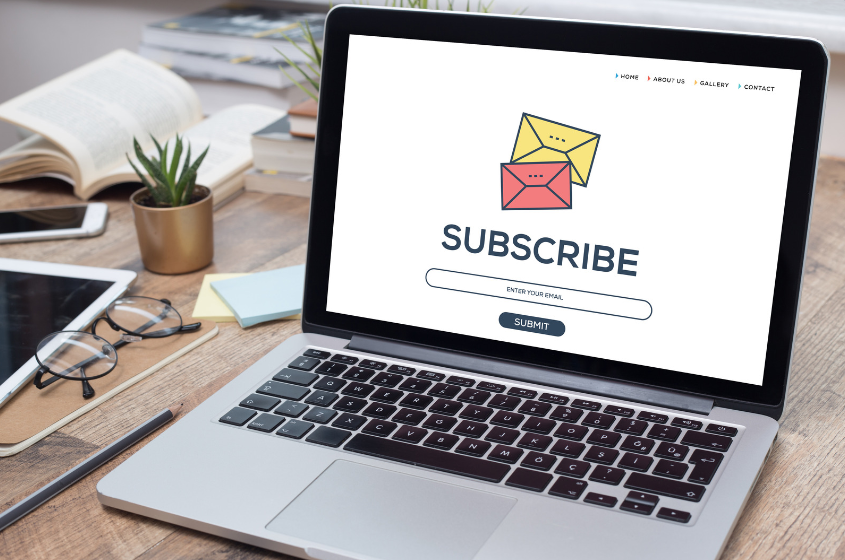 sign up for the newsletter